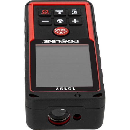 Telemetru laser multifunctional PROLINE cu afisaj iluminat si memorie 99 masuratori, cod furnizor