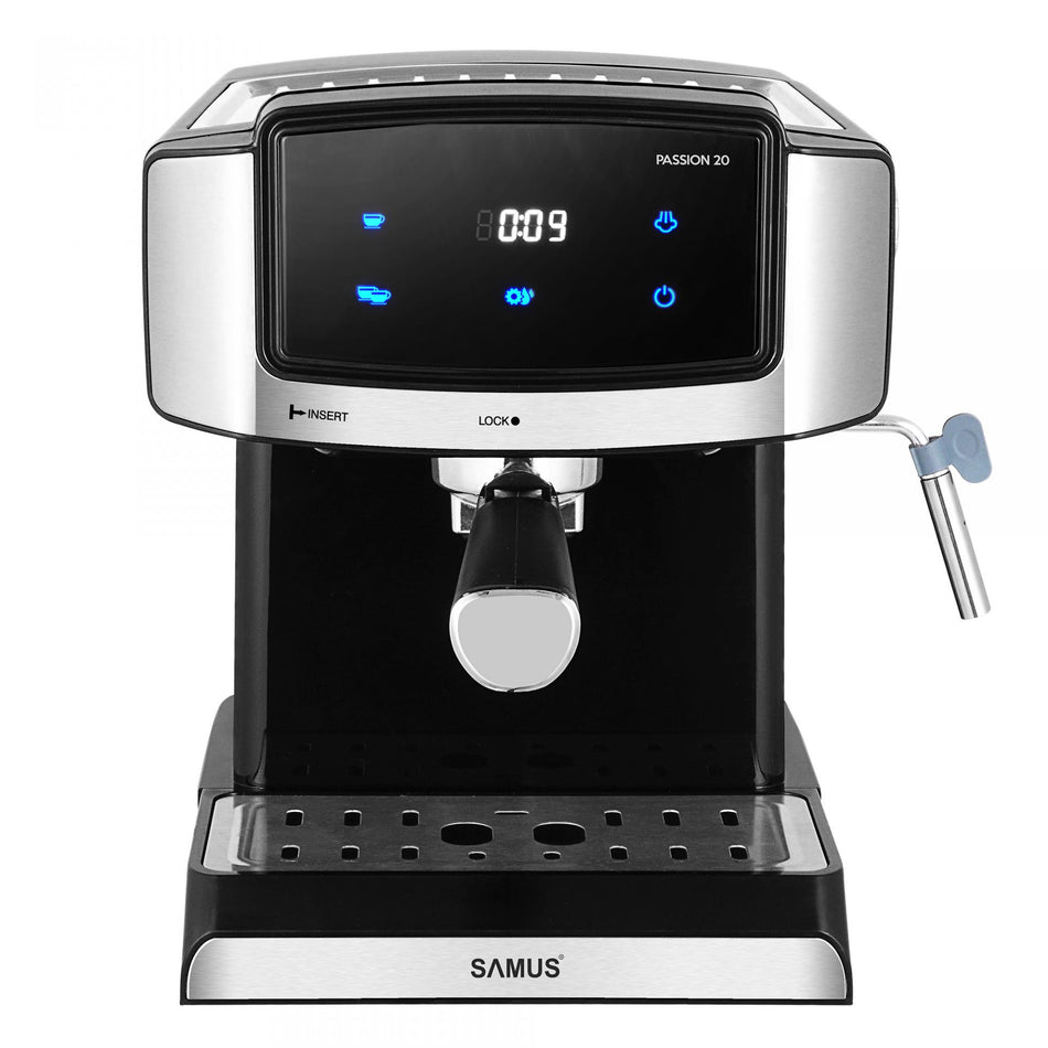 Espressor Cafea Samus Cafea Macinata, 850w, 1.5l Argintiu+ Negru