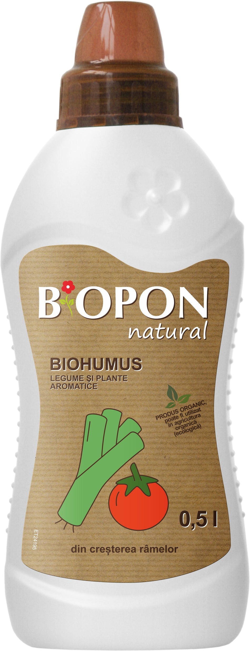 Ingrasamant Natural Biohumus Legume Si Plante Aromatice Biopon, 0.5l