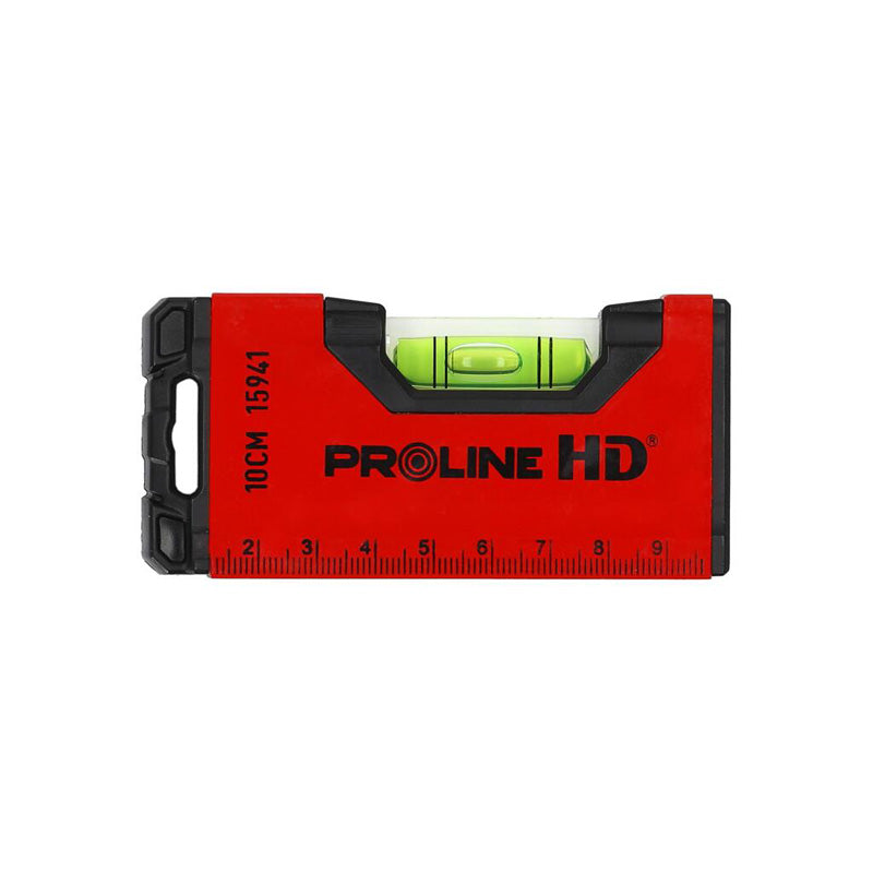 Nivela miniatură magnetică 100 mm cu 1 bulă, aluminiu durabil PROLINE.HD 15941