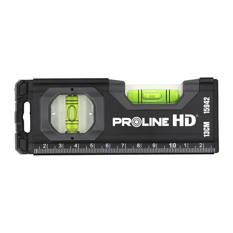 Nivela HD miniatură magnetică cu 2 bule 130 mm PROLINE.HD 15942