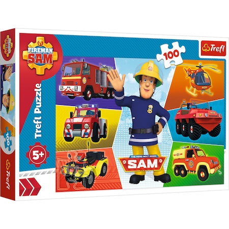 Puzzle Trefl 100 Masinile Pompierului Sam