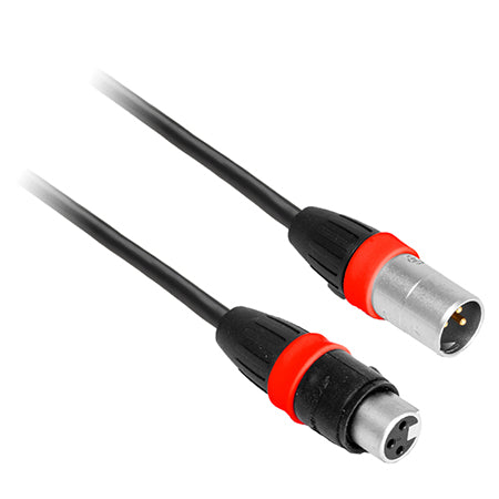 Cablu profesional DMX IP65 XLR tata - XLR mama AFX