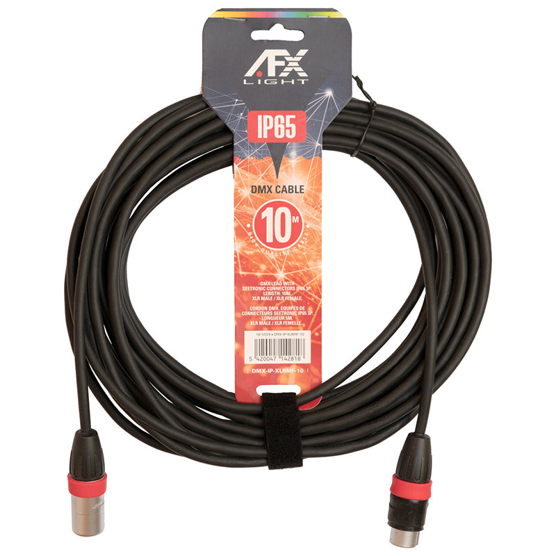 Cablu profesional DMX IP65 XLR tata - XLR mama AFX