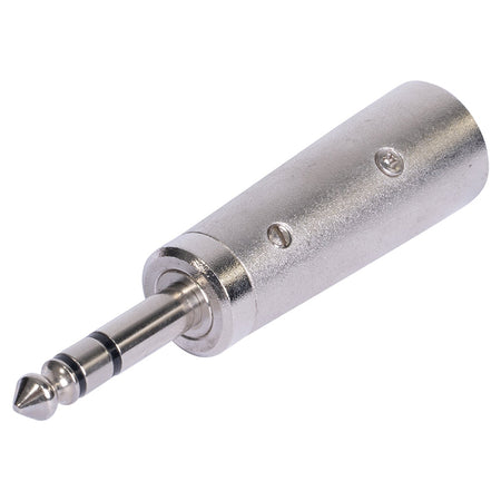 Adaptor XLR tată la jack 6.35 stereo metalic BST 18-5569