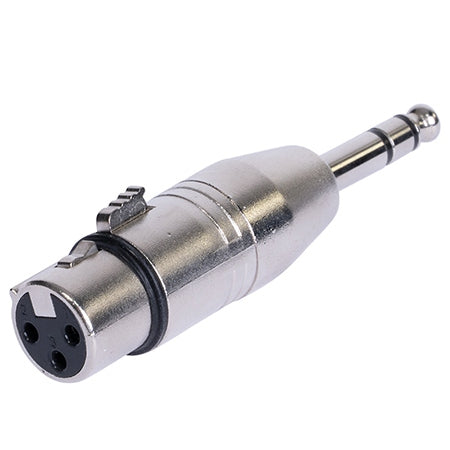 Adaptor Xlr Mama - Jack 6.35 Tata Stereo Metal