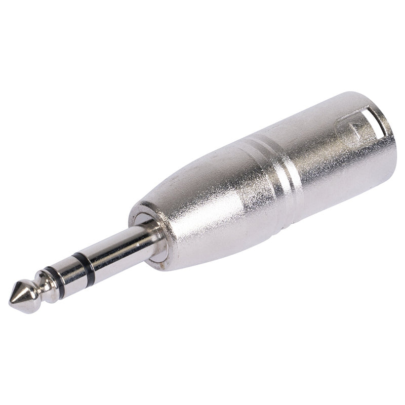 Adaptor XLR tată - jack 6.35 tată stereo, metalic, BST 18-5577