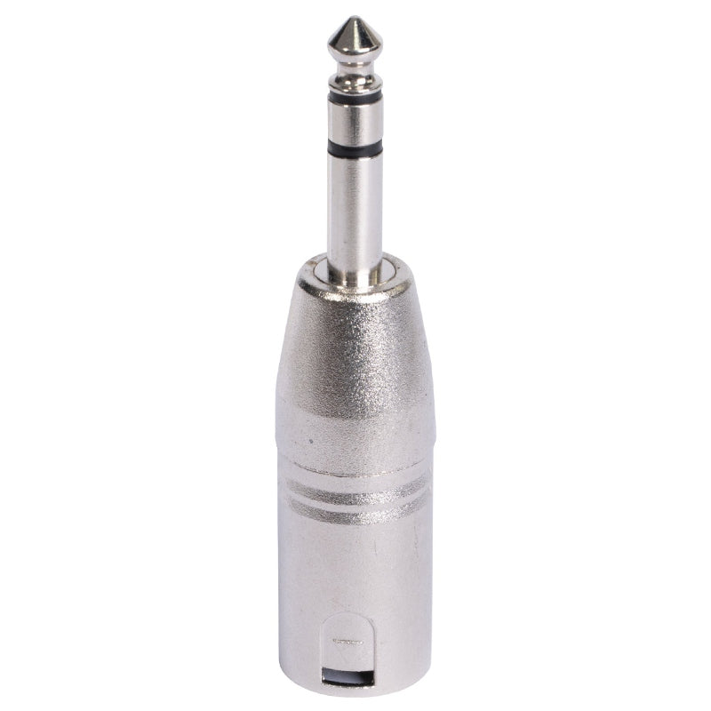Adaptor XLR tată - jack 6.35 tată stereo, metalic, BST 18-5577