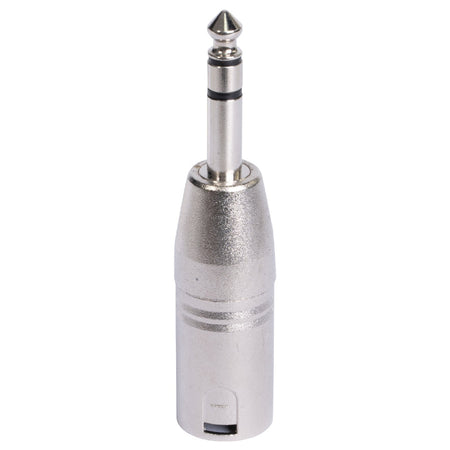 Adaptor XLR tată - jack 6.35 tată stereo, metalic, BST 18-5577