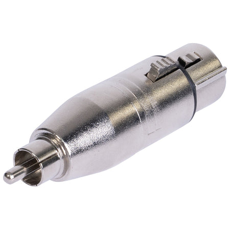 Adaptor XLR mama - RCA tata, metalic, robust, compatibil BST 18-5579