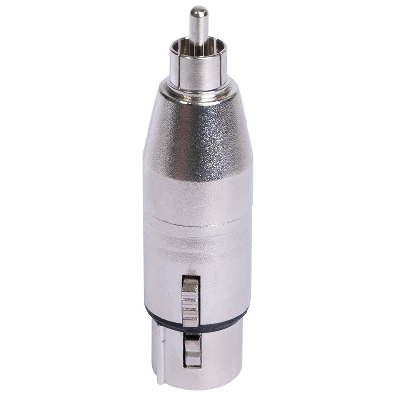 Adaptor XLR mama - RCA tata, metalic, robust, compatibil BST 18-5579