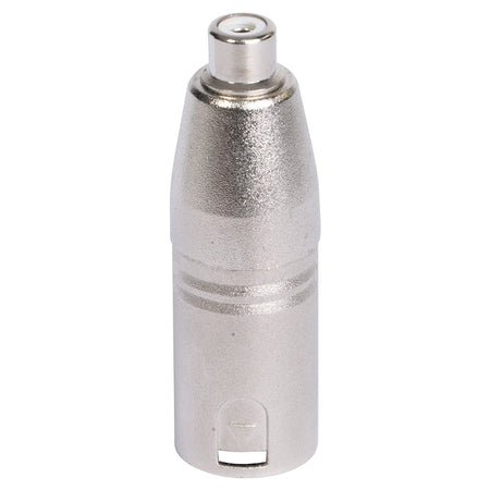 Adaptor XLR tata - RCA mama metal, robust, pentru audio BST 18-5580