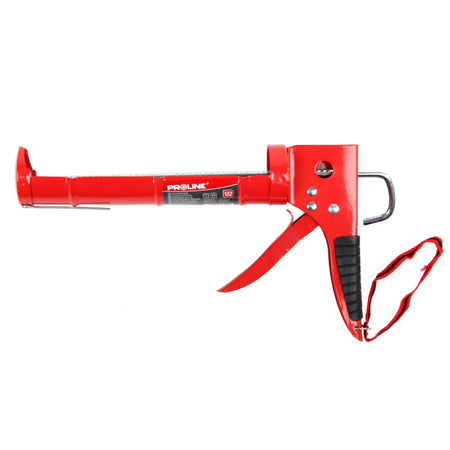 Pistol silicon cu cadru oțel semicilindric 225 mm cu clichet PROLINE 18004