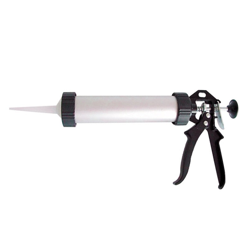 Pistol silicon cu tub dozator și mâner aluminiu 225 mm PROLINE 18009