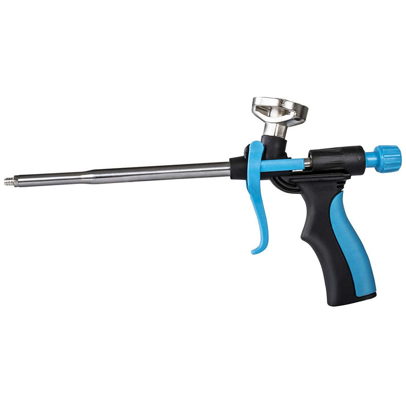 Pistol spumă metalic 340 mm cu mâner plastic Mega 18019