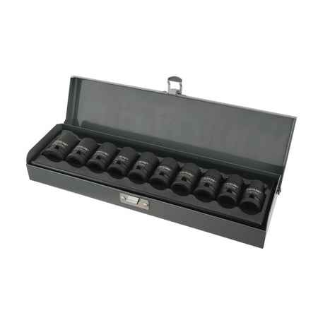 Set chei tubulare de impact PROLINE cu cutie metalică