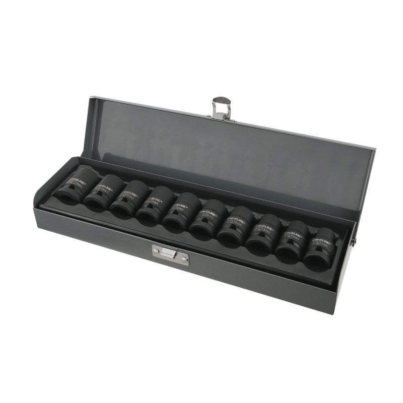 Set chei tubulare de impact PROLINE cu cutie metalică