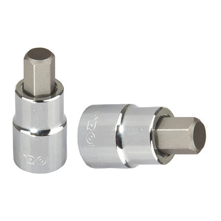 Cheie tubulară cu vârf hexagonal PROLINE cuplaj 1/2 sau 1/4 inch, diverse dimensiuni
