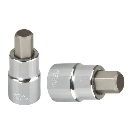 Cheie tubulară cu vârf hexagonal PROLINE cuplaj 1/2 sau 1/4 inch, diverse dimensiuni