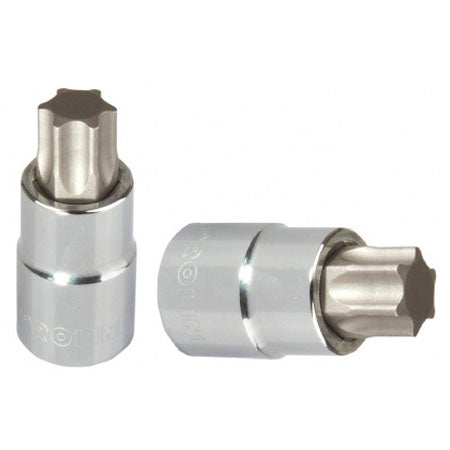 Cheie tubulară cu vârf Torx PROLINE, oțel S2, diverse dimensiuni 1/2 inch 55 mm T25