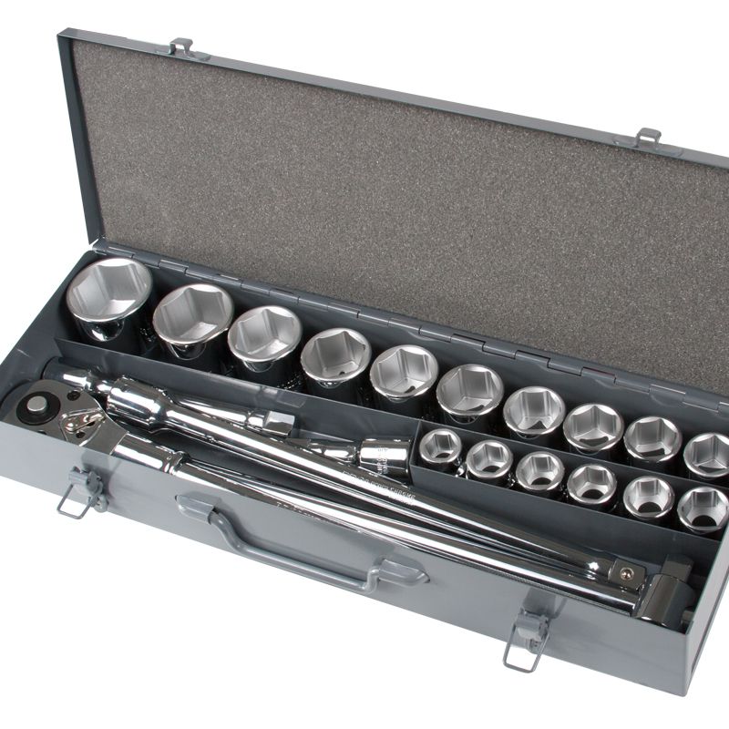 Trusă tubulare 3/4 inch set 21 piese metric PROLINE 18811