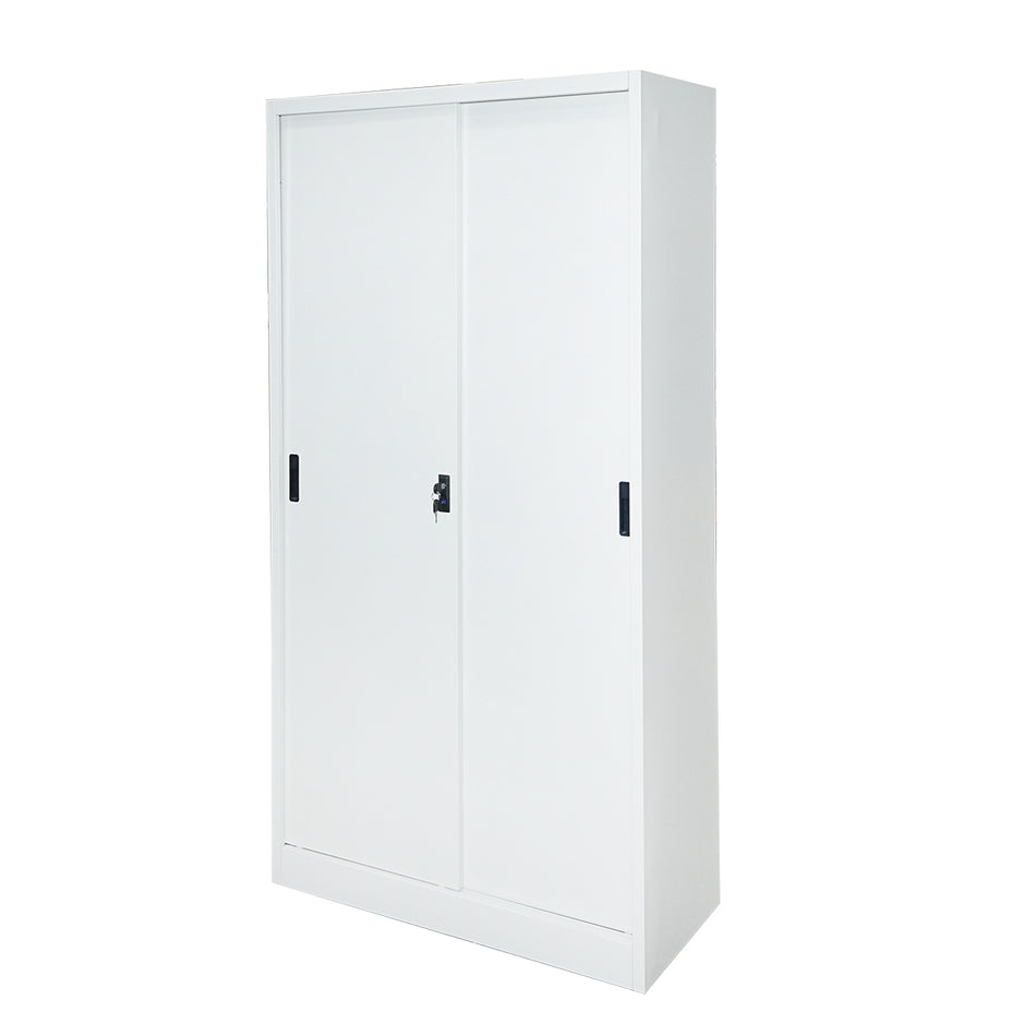 Bk78306 Dulap Metalic 2 Usi Glisante 1800x900x400 Mm Ral7035