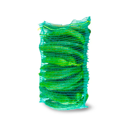 Sac plasa Raschel pentru legume 40 kg, 500×800 mm, polietilena