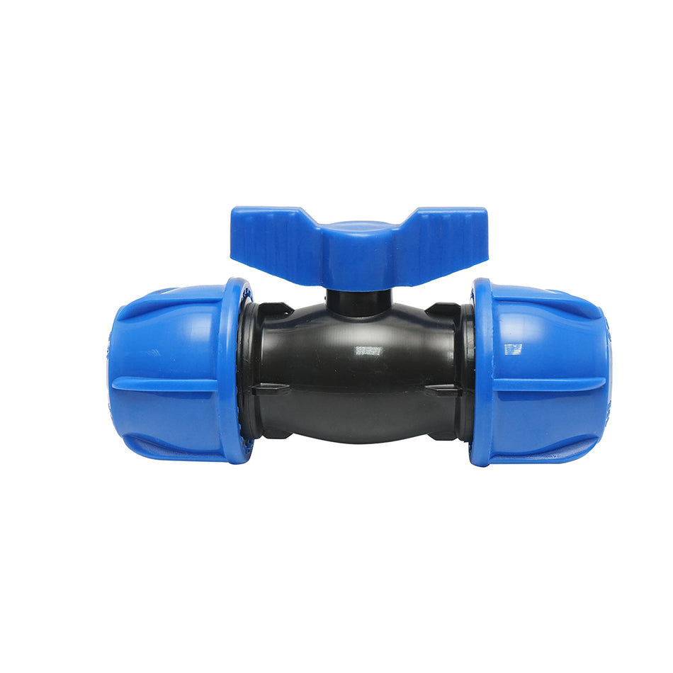 Robinet Mufa Cu Bila Pehd Compresiune D40x40mm, Pn10 Pt Sisteme Irigat