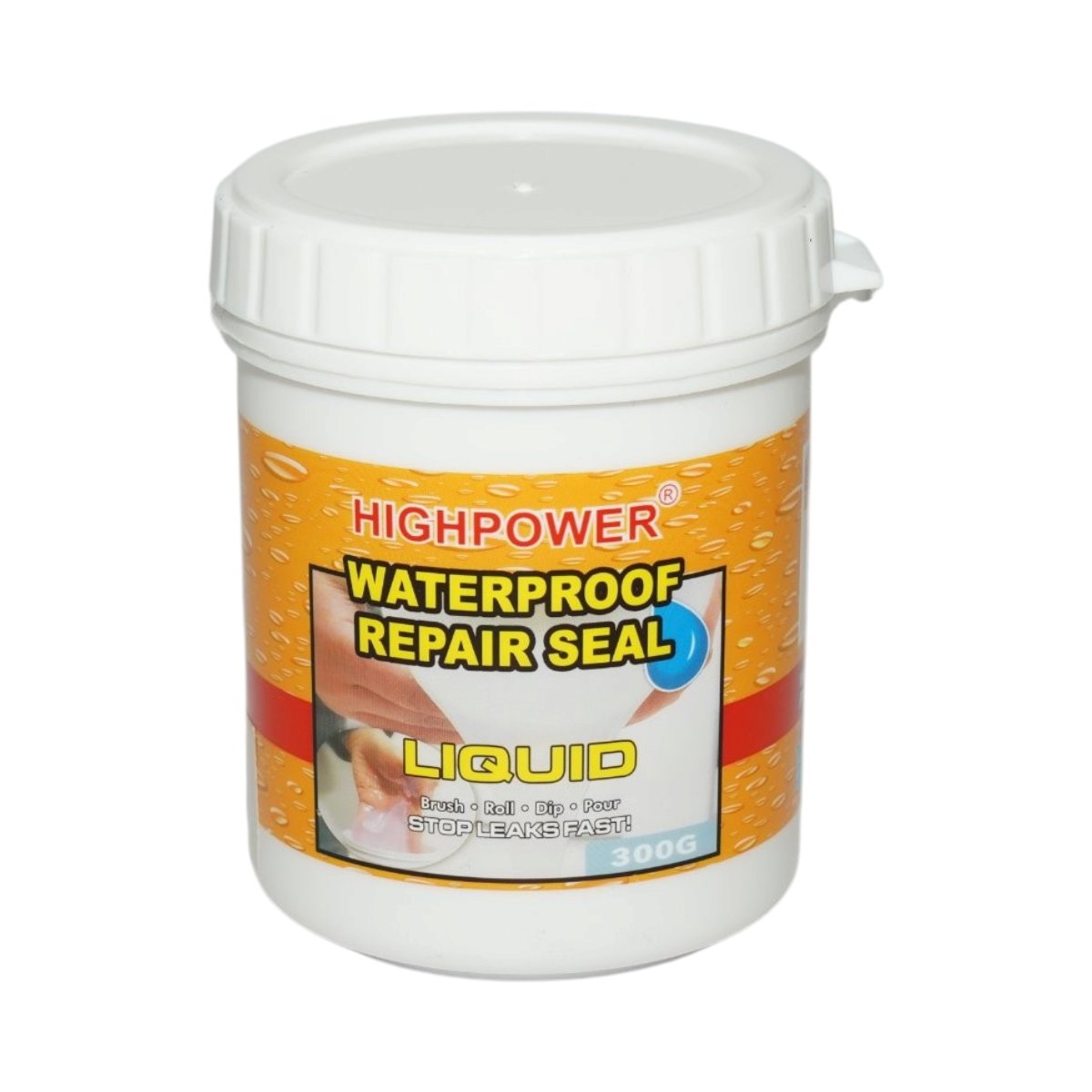 Soluție de impermeabilizare din cauciuc lichid transparent de 300 g HighPower AAA146