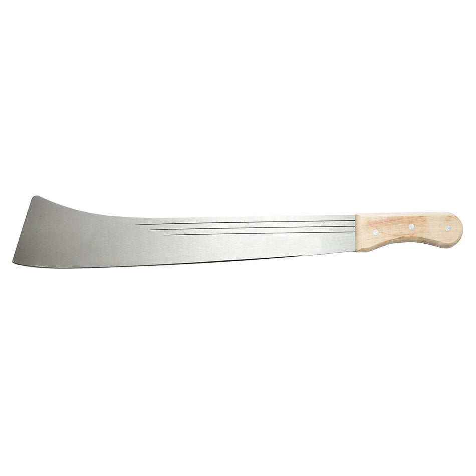 Maceta Din Otel 650mm Cu Maner De Lemn