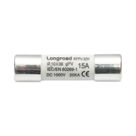 Siguranță fuzibilă 10x38 mm gPV 15A 1000V solară Longroad BK77755