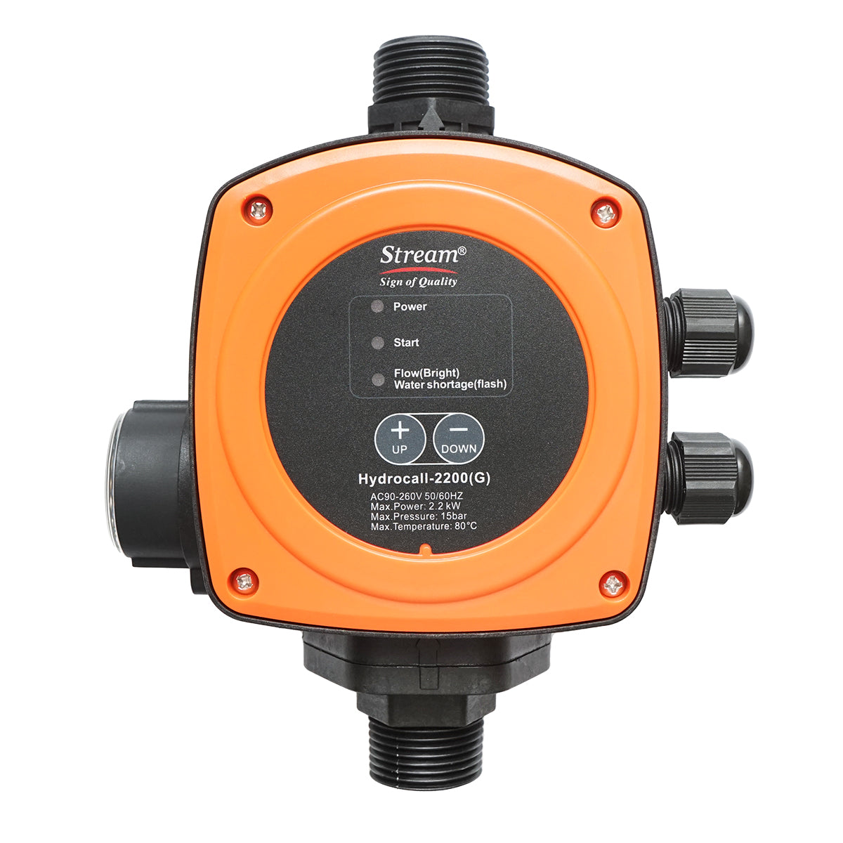 Presostat Electronic Automat Cu Manometru 2.2kw, 220v Pt Pompa De Apa 15 bar