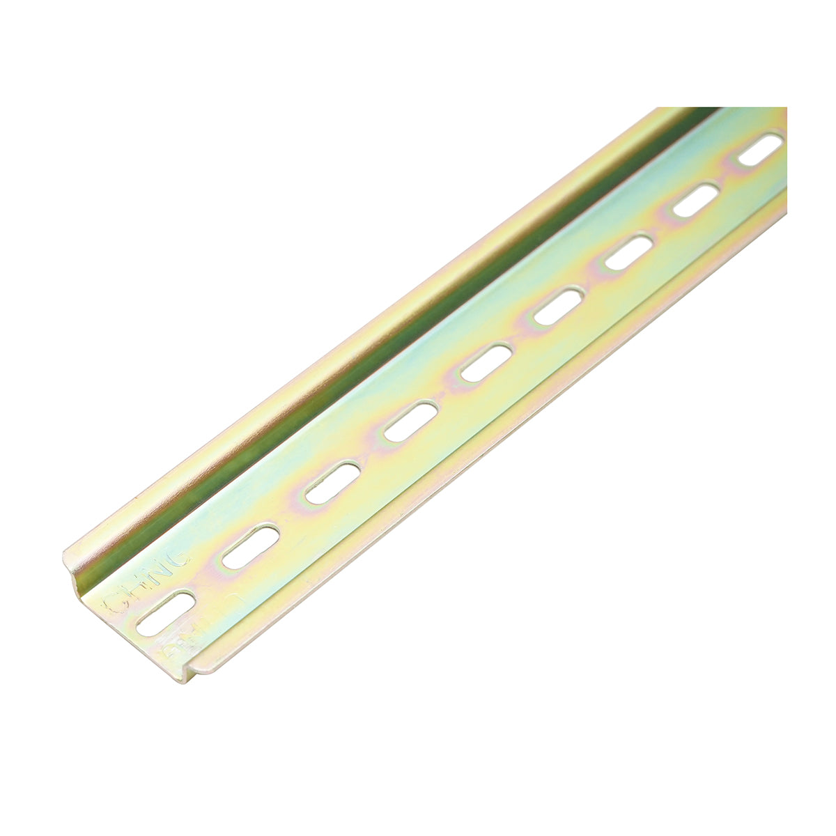 Șină DIN omega perforată 1 m din oțel galvanizat, 1 mm DISLP08