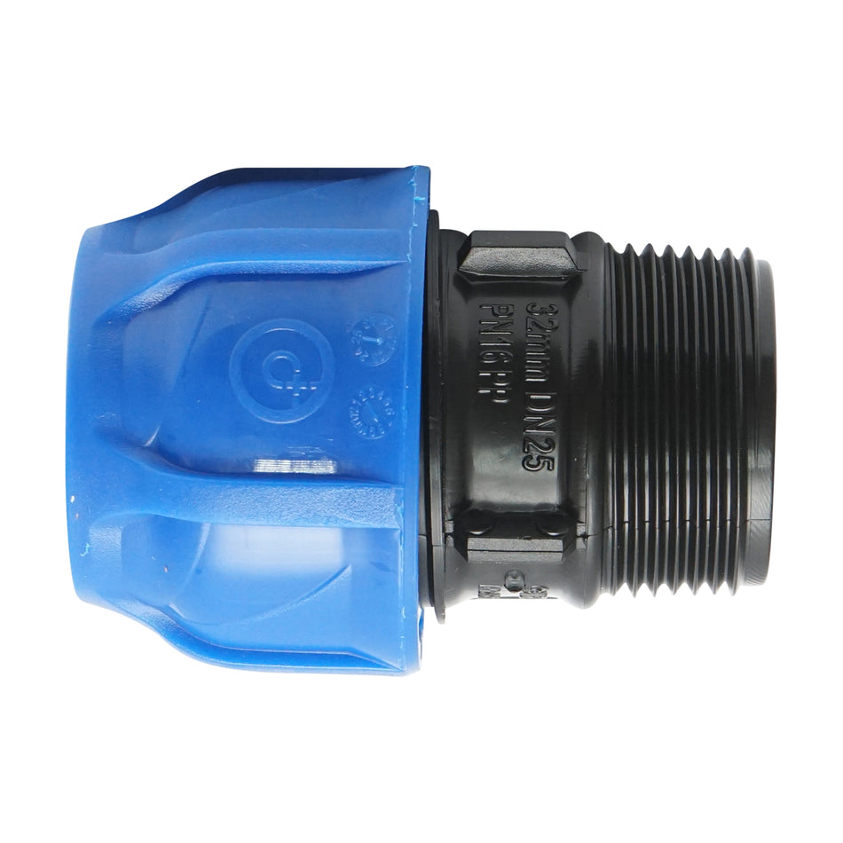 Racord Compresiune Fe D32mmx11/4 Toll, Pn16 Pentru Sisteme Irigat