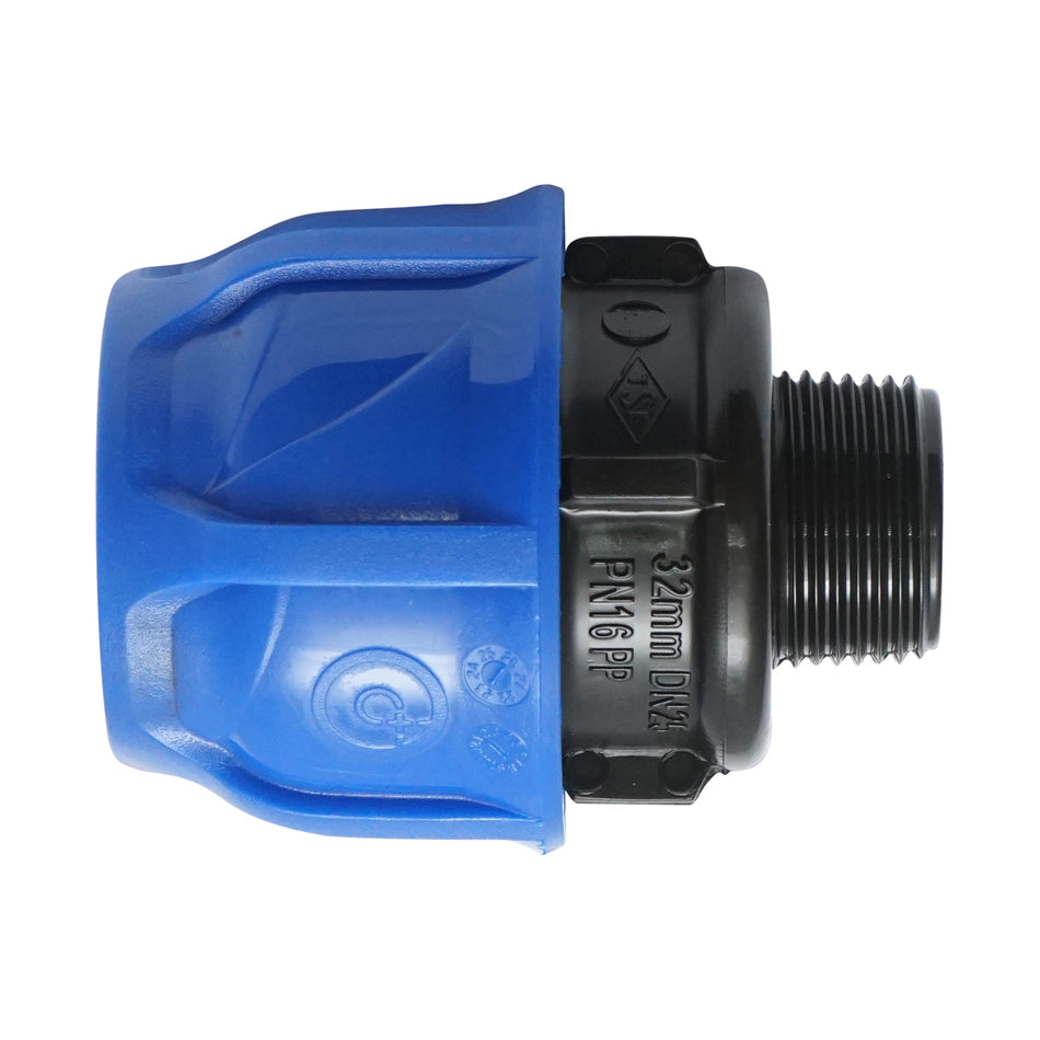 Racord Compresiune Fe D32mmx3/4 Toll, Pn16 Pentru Sisteme Irigat