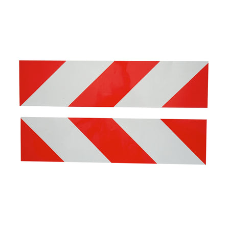 Autocolant Reflectorizant Dungat Alb/rosu