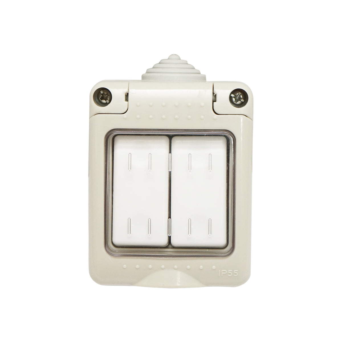 Intrerupator Dublu Aplicat, Pt Ip55, 10ax, 250v