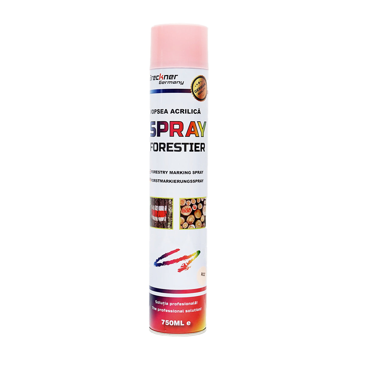 Vopsea Spray Marcaj Forestier Roz 750ml Breckner Germany
