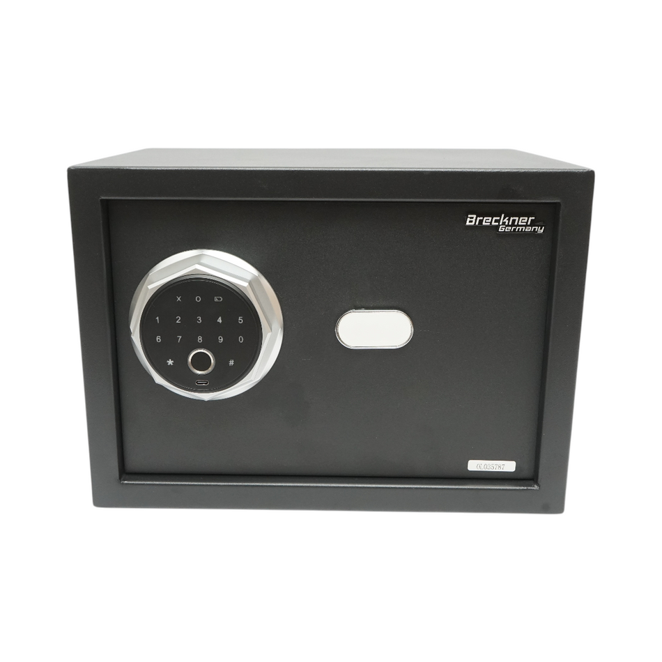 Seif Mobila Cu Amprenta,inchidere Electronica, 2 Chei 350x250x250mm