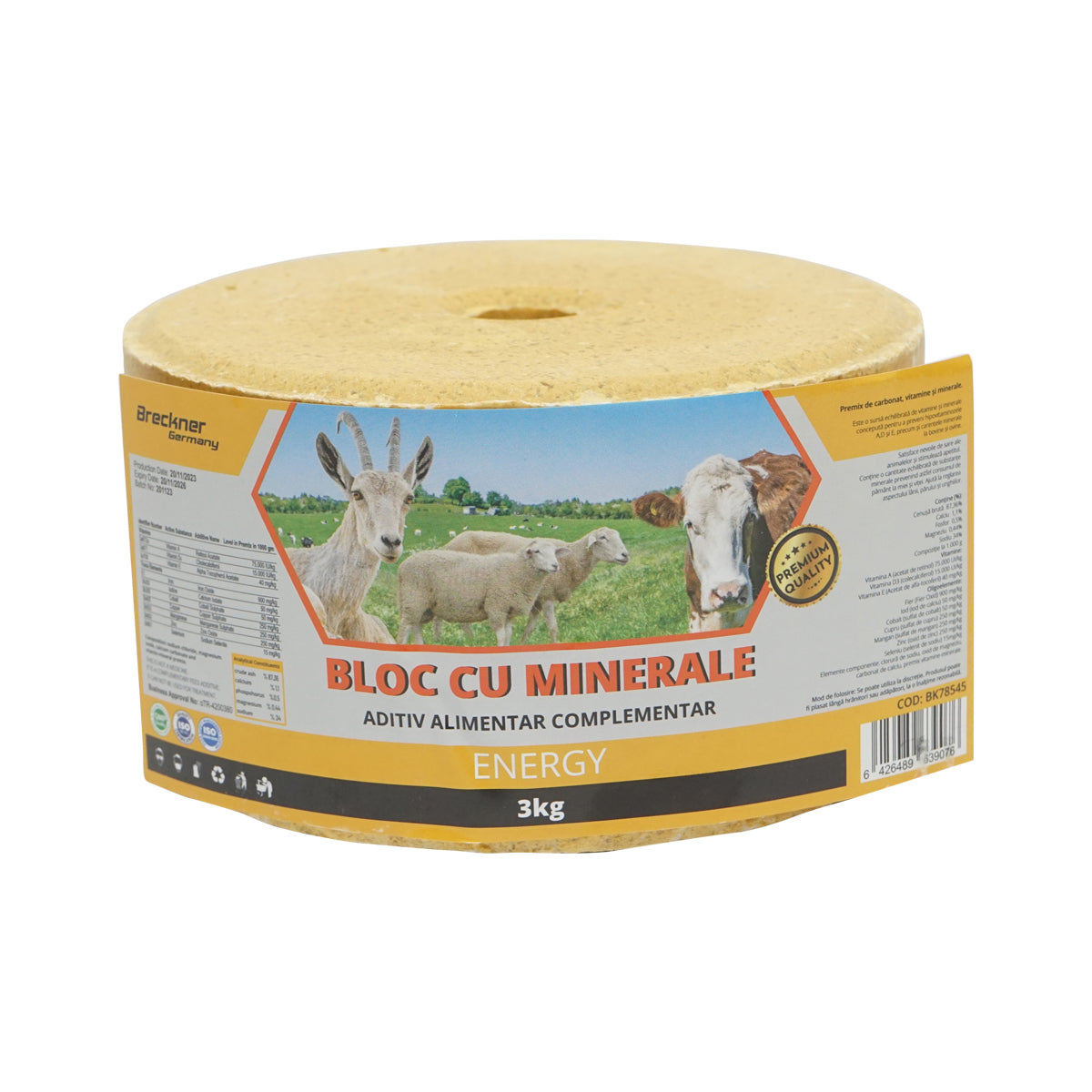Bloc Cu Minerale 3kg