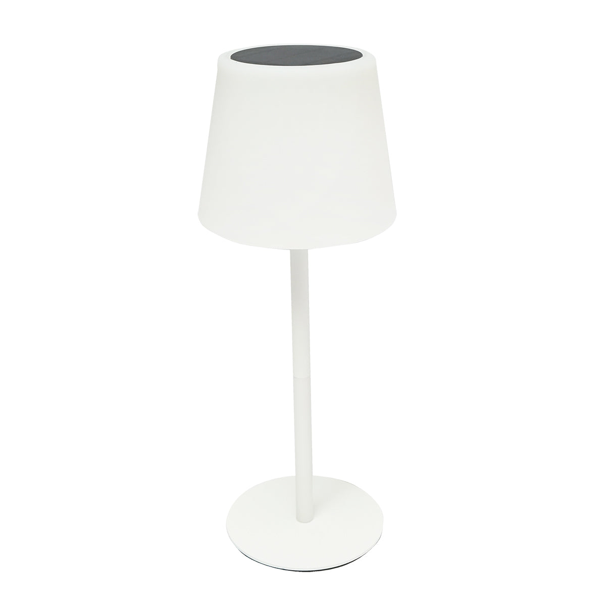 Lampa De Masa Solara 2w, Panou Solar 0.7w, 3.7v 1200mah, Usb 5v 1a,alb