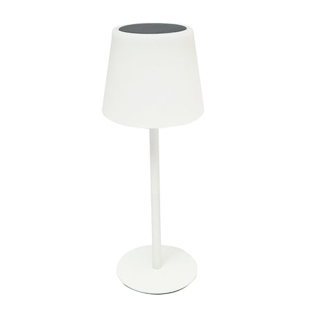 Lampa De Masa Solara 2w, Panou Solar 0.7w, 3.7v 1200mah, Usb 5v 1a,alb