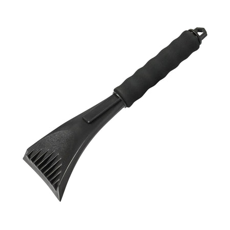 Racleta Gheata Cu Maner Invelit In Burete - Neagra