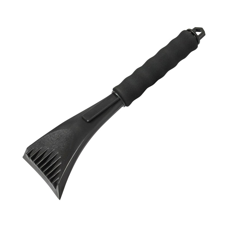 Racleta Gheata Cu Maner Invelit In Burete - Neagra