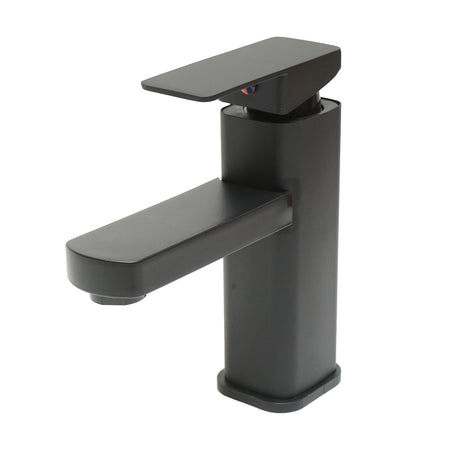 Baterie Lavoar Monocomanda, Finisaj Negru Mat, Montaj Stativ, Otel