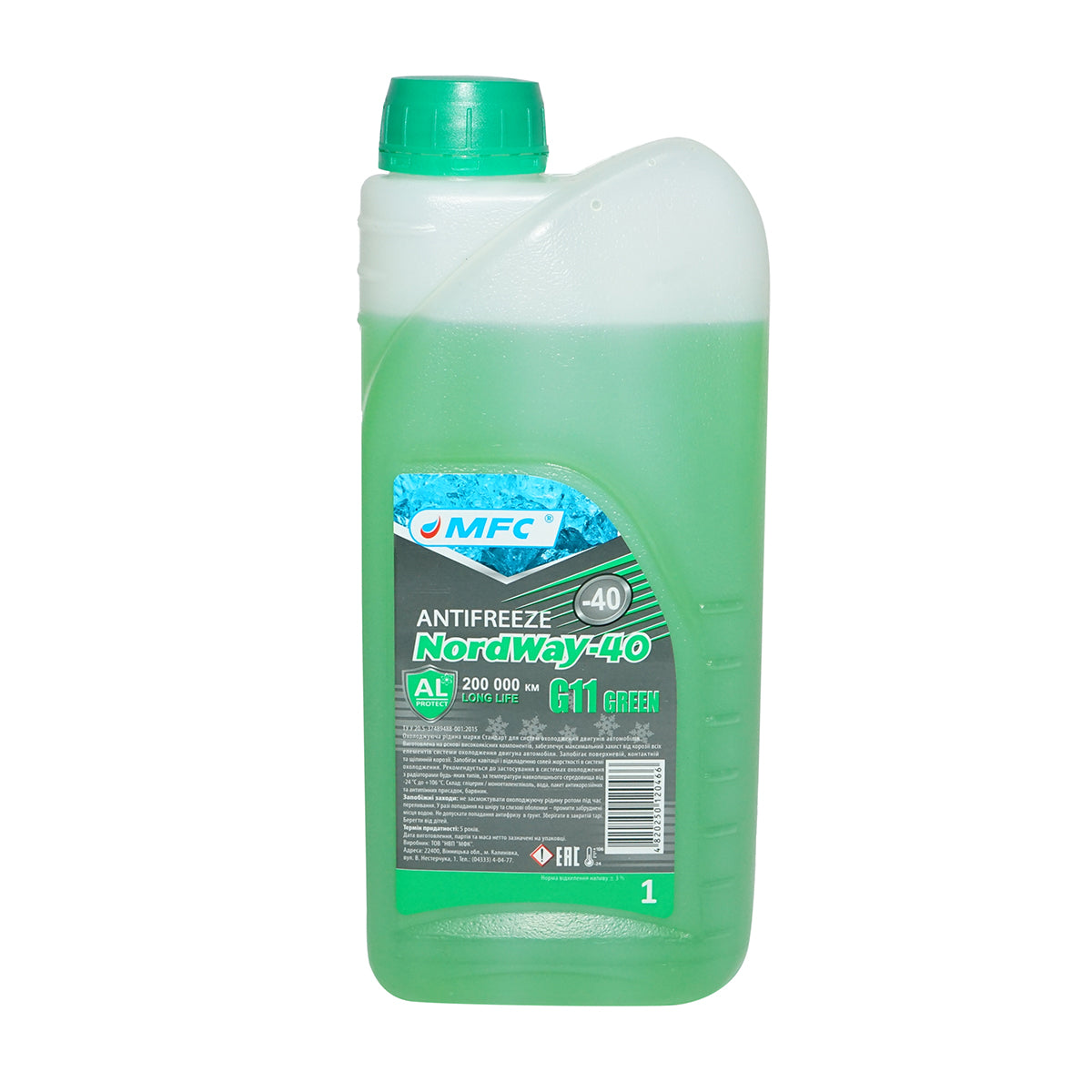 Disul63 Antigel G11 Verde -40, 1l