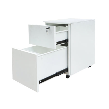 Fișet metalic cu 2 sertare pe role și dimensiuni 560 × 340 × 480 mm Breckner Germany BK77707