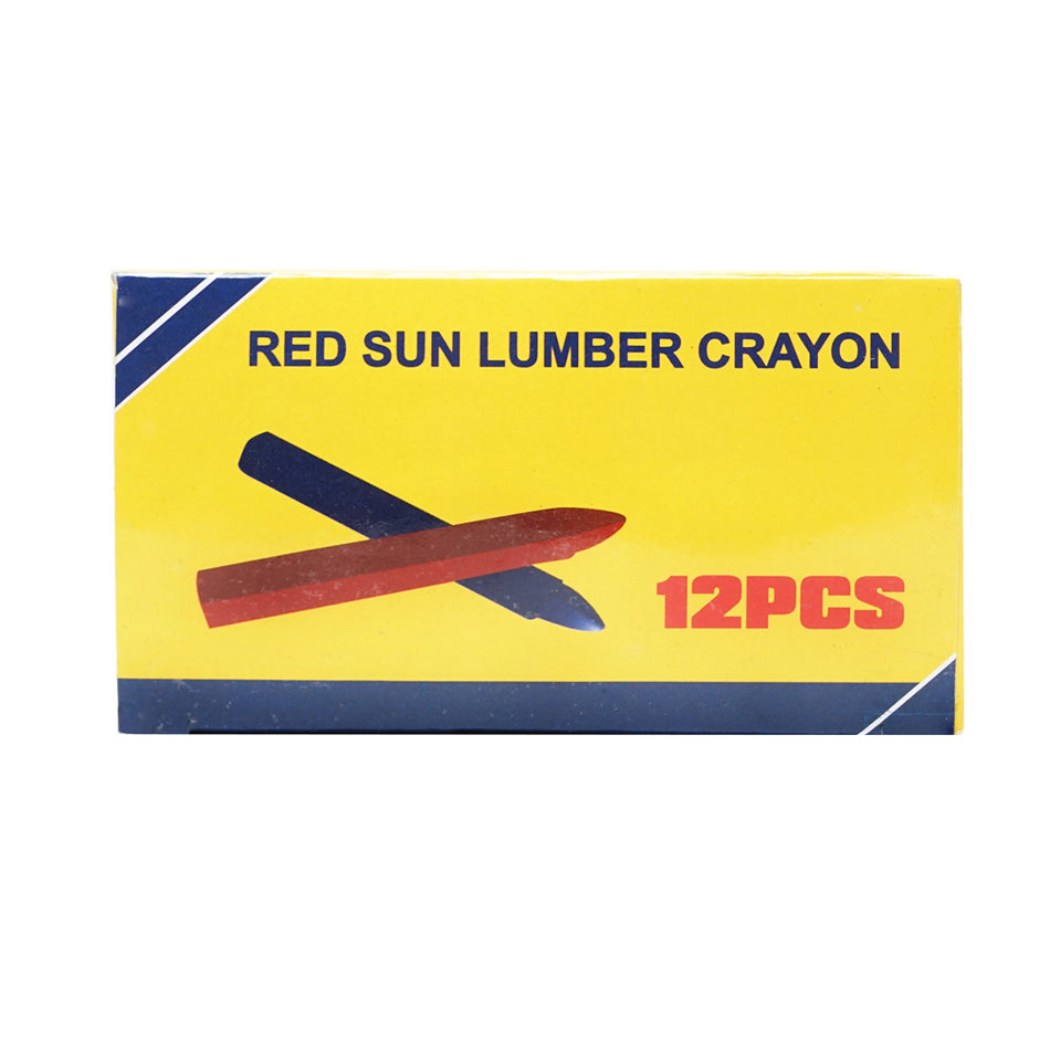 Set cretă industrială albă pentru marcaje pe lemn cu 12 bucăți BK88677