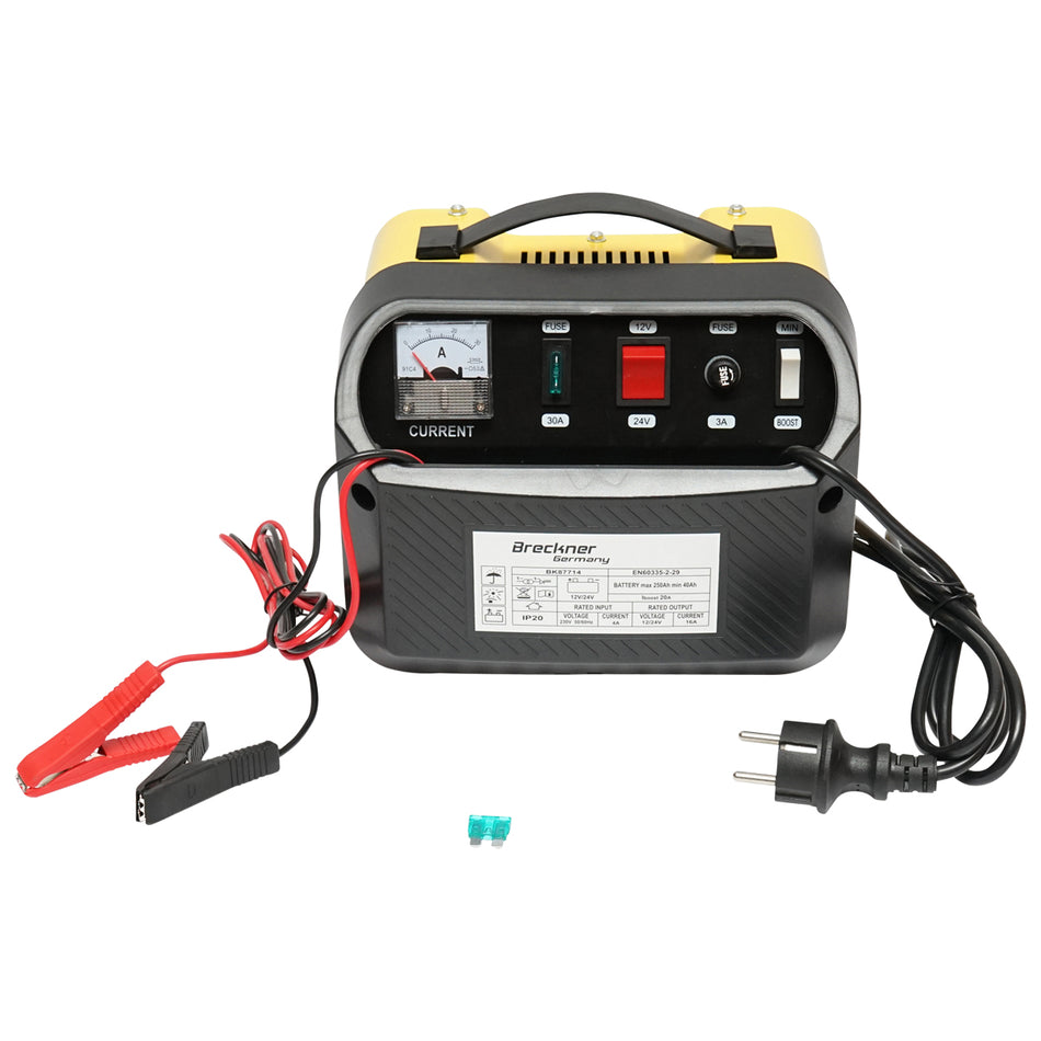 Redresor încărcător baterie auto 12/24V 20A 230V/566W pentru baterii 40-250 Ah Breckner Germany BK87714