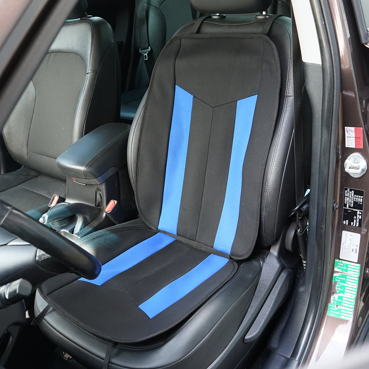 Husa Scaun 104x45 Negru - Albastru